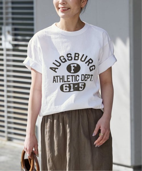 B.C STOCK(ベーセーストック)/【Champion/チャンピオン】別注 SHORT SLEEVE College T－SHIRT/ホワイト