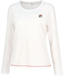 FILA（ZETT Ladies）/【テニス】サッカーストライプ クルーネック ロングシャツ レディース/505934747