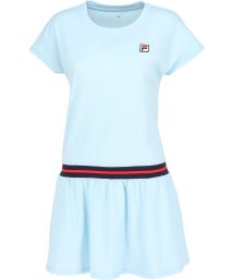 FILA（ZETT Ladies）(フィラ（ゼット　レディース）)/【テニス】サッカーストライプ ラウンドネックワンピース レディース/アクアブルー