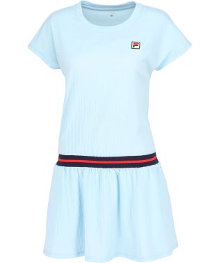 FILA（ZETT Ladies）/【テニス】サッカーストライプ ラウンドネックワンピース レディース/505934750