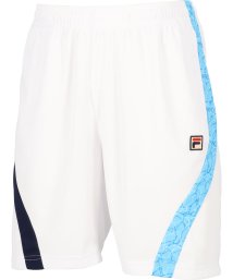 FILA（ZETT Mens）(フィラ（ゼット　メンズ）)/【テニス】波間プリント バックホールメッシュ ハーフパンツ メンズ/ホワイト