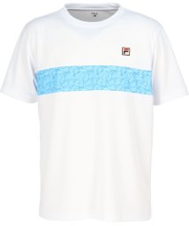 FILA（ZETT Mens）/【テニス】波間プリント バックホールメッシュ クルーネックシャツ メンズ/505934759
