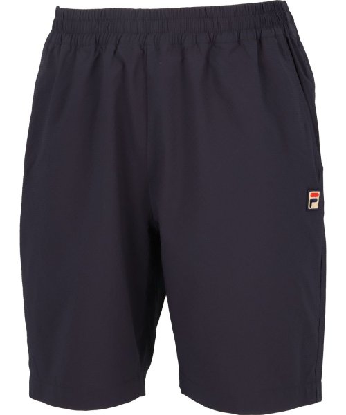 FILA（ZETT Mens）(フィラ（ゼット　メンズ）)/【テニス】ドライサッカーギンガム ハーフパンツ メンズ/ネイビー