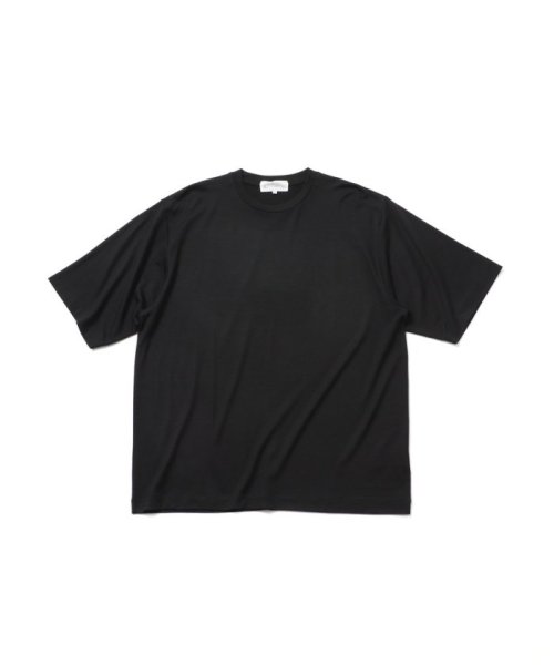 JOURNAL STANDARD(ジャーナルスタンダード)/【FOLL / フォル】washable wool tee s/s/ブラック