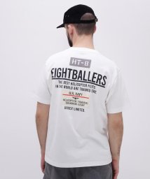 AVIREX(AVIREX)/EIGHT BALLERS STENCIL PATCH T－SHIRT / エイトボーラーズ ステンシル パッチ Tシャツ / AVIREX/ホワイト