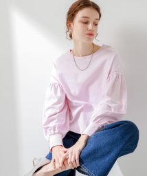 URBAN RESEARCH Sonny Label(アーバンリサーチサニーレーベル)/USAコットン袖ボリュームロングスリーブTシャツ/L.ピンク