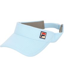 FILA（ZETT Ladies）(フィラ（ゼット　レディース）)/【テニス】サッカーストライプ サンバイザー レディース/アクアブルー