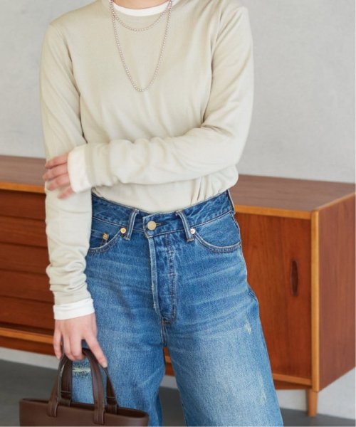 Plage(プラージュ)/Crew Neck Fine ニット/グリーン