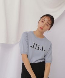 JILL by JILL STUART/半袖ロゴジャガードビジューニット/505937824