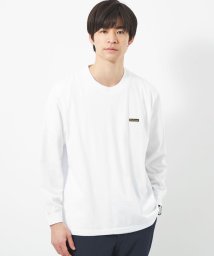 green label relaxing(グリーンレーベルリラクシング)/【別注】＜Barbour＞GLR ピンズ EMB 長袖 Tシャツ ロンT/WHITE