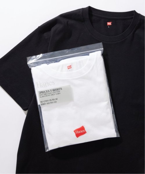 JOURNAL STANDARD(ジャーナルスタンダード)/”2枚セット”【Hanes/ヘインズ × JS】別注 2パック オーガニックコットン Tシャツ/ホワイトA