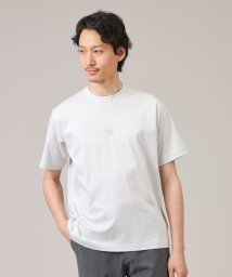TAKEO KIKUCHI(タケオキクチ)/【刺繍ロゴT】スムース ワンポイント Tシャツ/ライトグレー（011）
