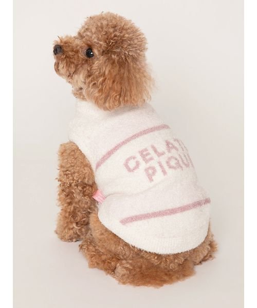 GELATO PIQUE CAT＆DOG(GELATO PIQUE CAT＆DOG)/【CAT&DOG】【販路限定商品】スムーズィーストロベリーボーダープルオーバー/PNK