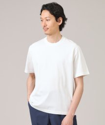 TAKEO KIKUCHI(タケオキクチ)/ジャケットインナー 半袖 カットソー/ホワイト（001）