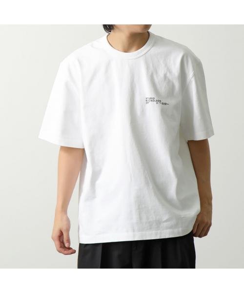 STUDIO NICHOLSON(スタジオニコルソン)/STUDIO NICHOLSON Tシャツ MODULE SNM－1167 半袖/ホワイト