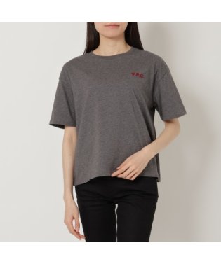 A.P.C./アーペーセー Tシャツ・カットソー ロゴ グレー レディース APC F26298 COFDW PLB/505939091