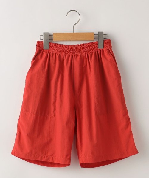 SHIPS KIDS(シップスキッズ)/ARCH&LINE:155cm / 〈UVカット〉ナイロン ショーツ/レッド