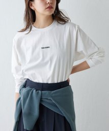 GALLARDAGALANTE(ガリャルダガランテ)/ロゴ刺繍ロングスリーブTシャツ/ホワイト