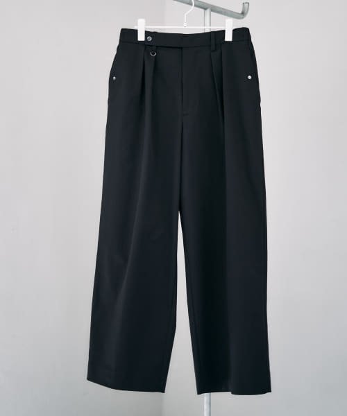 URBAN RESEARCH(アーバンリサーチ)/FUNCTIONAL WIDE SUPER PANTS/BLACK