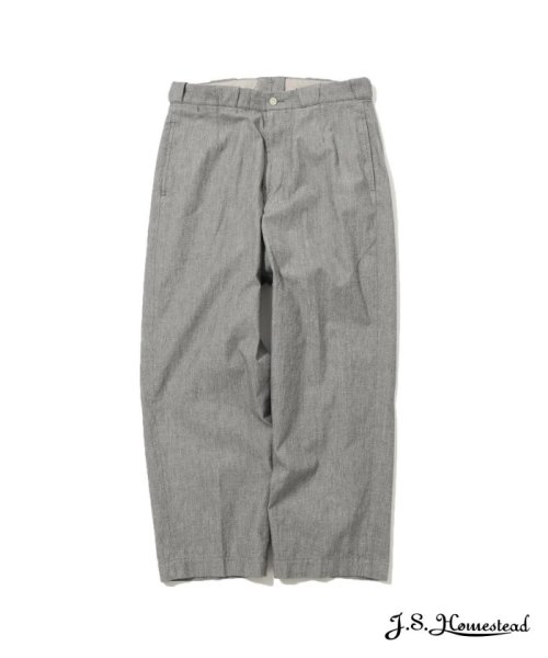 J.S Homestead(ジャーナルスタンダード　ホームステッド)/【J.S.Homestead】SALT&PEPPER WORK TROUSERS/グレーB