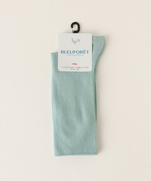 Spick & Span(スピック＆スパン)/【BLEU FORET / ブルーフォレ】 CHAUSSETTE A COTES/グリーンC