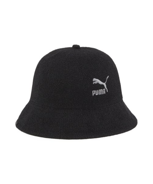 PUMA(PUMA)/ユニセックス プライム サマー ニット バケットハット/PUMABLACK