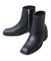 BACKYARD FAMILY/glabella SQUARE TOE HEEL BOOTS/505731344