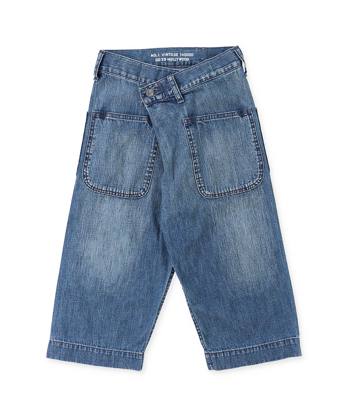 GOTOHOLLYWOOD ゴートゥーハリウッド GO TO HOLLYWOOD ワークデニム変形NAVY巻 ブルー 120cm GOTOHOLLYWOOD ゴートゥーハリウッド GO TO HOLLYWOOD ワークデニム変形NAVY巻 ブルー 120cm