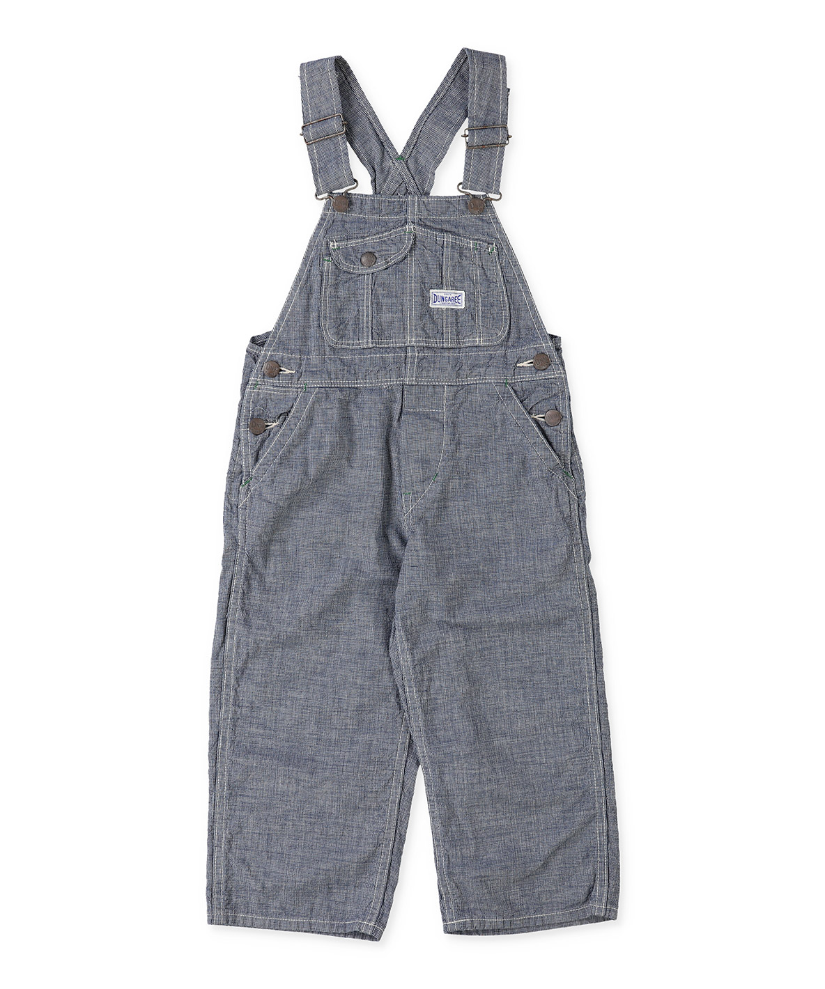 DENIMDUNGAREE デニムダンガリー DENIM DUNGAREE ピンチェックオーバーオール ネイビー 110cm DENIMDUNGAREE デニムダンガリー DENIM DUNGAREE ピンチェックオーバーオール ネイビー 110cm