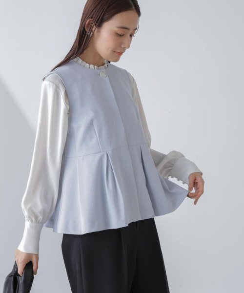 多機能素材ペプラムジレ(セットアップ可） 人気・おすすめ｜多用途・生活用品におすすめ キャンペーン中 即納 国内在庫管理・迅速発送・安心対応