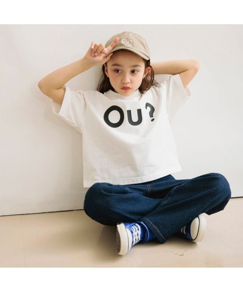 セール】【Ou? by EDWIN】Ou？BIGロゴ半袖Ｔシャツ(505876916) ブランシェス(BRANSHES) MAGASEEK