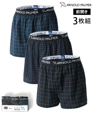 MARUKAWA/別注【ArnoldPalmer】アーノルドパーマー トランクス 3枚組み メンズ 下着 アンダーウェア/505935859