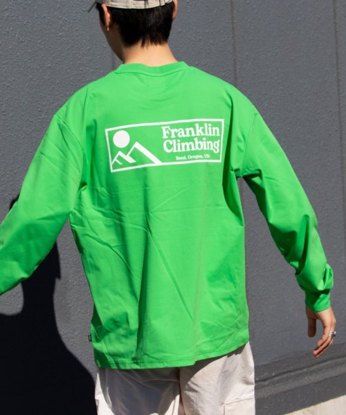 GLOSTER(GLOSTER)/【限定展開】【Franklin Climbing/フランクリンクライミング】グラフィックロンTee/グリーン