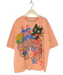 ScoLar(スカラー)/25周年スカラーちゃんとネコプリントTシャツ/ピンク