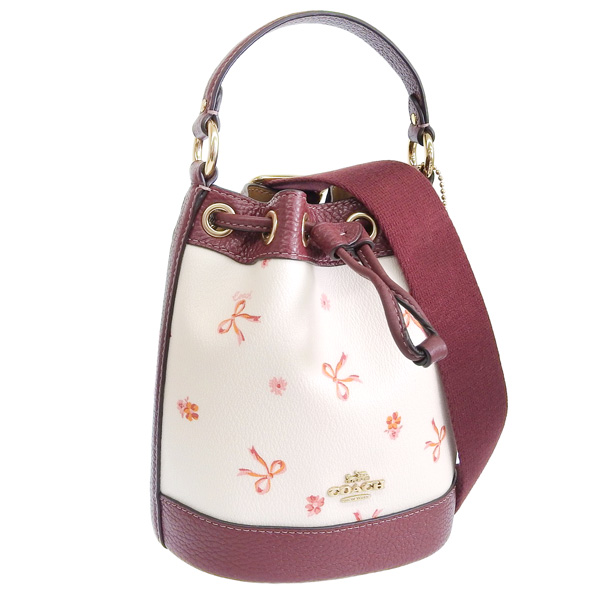 COACH クマプリント ショルダーバッグ