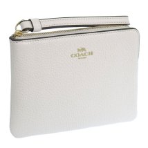 COACH/COACH コーチ CORNER ZIP WRISTLET コーナージップ リストレット ポーチ 小物入れ レザー/505940671