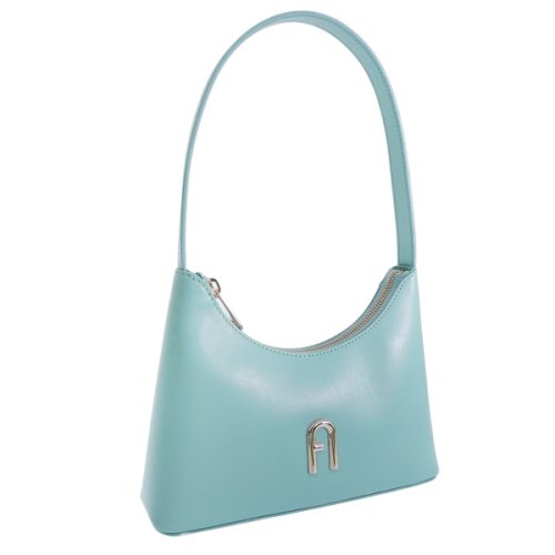 FURLA(フルラ)/FURLA フルラ DIAMANTE MINI ディアマンテ ミニ ハンド バッグ 肩掛け ショルダー バッグ レザー/ブルー