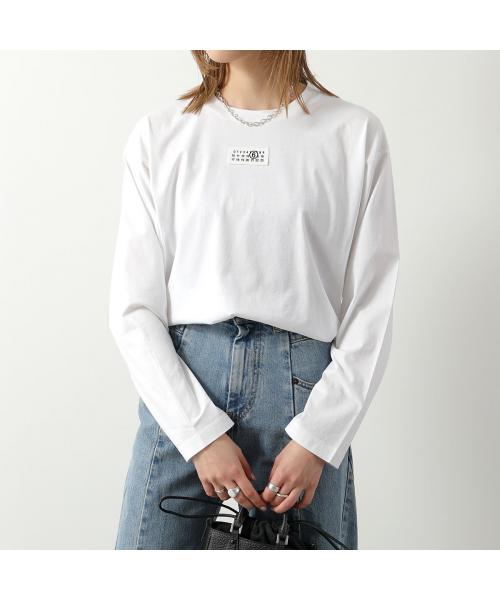 セール】MM6 長袖 Tシャツ SH0GC0007 S24312 ナンバーロゴ(505941146