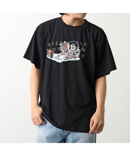 MM6 Maison Margiela(MM６　メゾンマルジェラ)/MM6 半袖 Tシャツ SH0GC0015 S23588 キャット プリント/その他系1