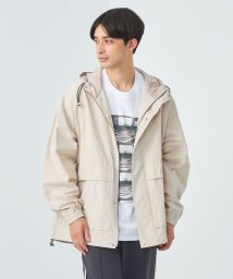 green label relaxing(グリーンレーベルリラクシング)/【WEB限定】＜GLR or＞コットン ナイロン フーディ ブルゾン/NATURAL