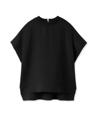 【emmi atelier】バックジョーゼットサテンドルマンTOPS