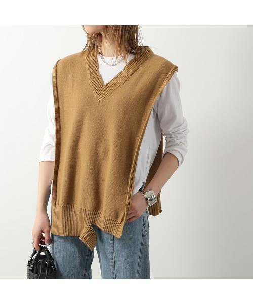 MM6 ベスト S52TH0052 S18444 ジレ ニット - 美品の通販