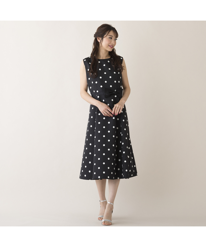 ドットグログランワンピース　ROSE Tiara 新品　3万円相当 ドットグログランワンピース ROSE Tiara 新品 3相当