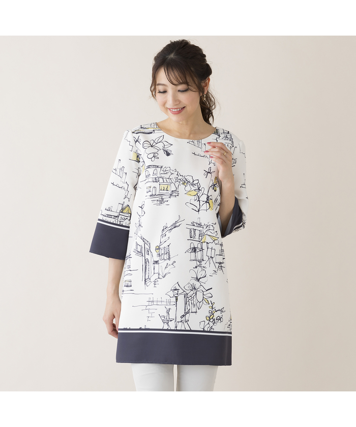 Rose Tiara ローズティアラ 花柄ワンピース 40サイズ 大きい ローズ