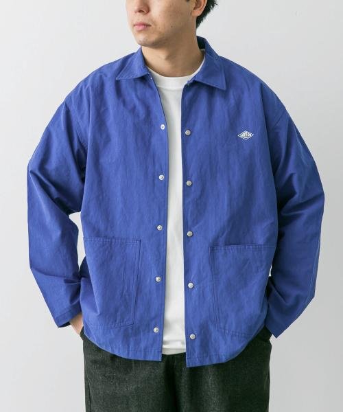 URBAN RESEARCH DOORS(アーバンリサーチドアーズ)/DANTON　COVERALL SHIRTS/BLUE