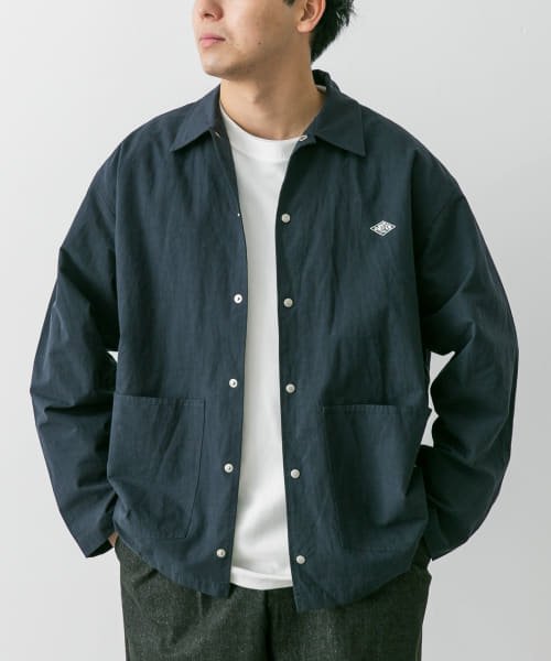 URBAN RESEARCH DOORS(アーバンリサーチドアーズ)/DANTON　COVERALL SHIRTS/NAVY