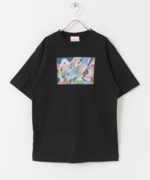 URBAN RESEARCH DOORS(アーバンリサーチドアーズ)/Common Noun　KanaAkiyama 半袖Tシャツ/BLACK