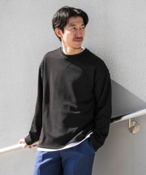 ITEMS URBANRESEARCH(アイテムズアーバンリサーチ（メンズ）)/ドレープリブカットソー+インナー 2セット/BLK