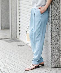 URBAN RESEARCH ROSSO(URBAN　RESEARCH　ROSSO)/F by ROSSO　サテンテーパードカラーパンツ/BLUE