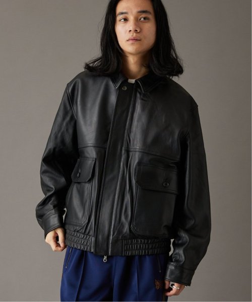 ラム ダッド レザーブルゾン 